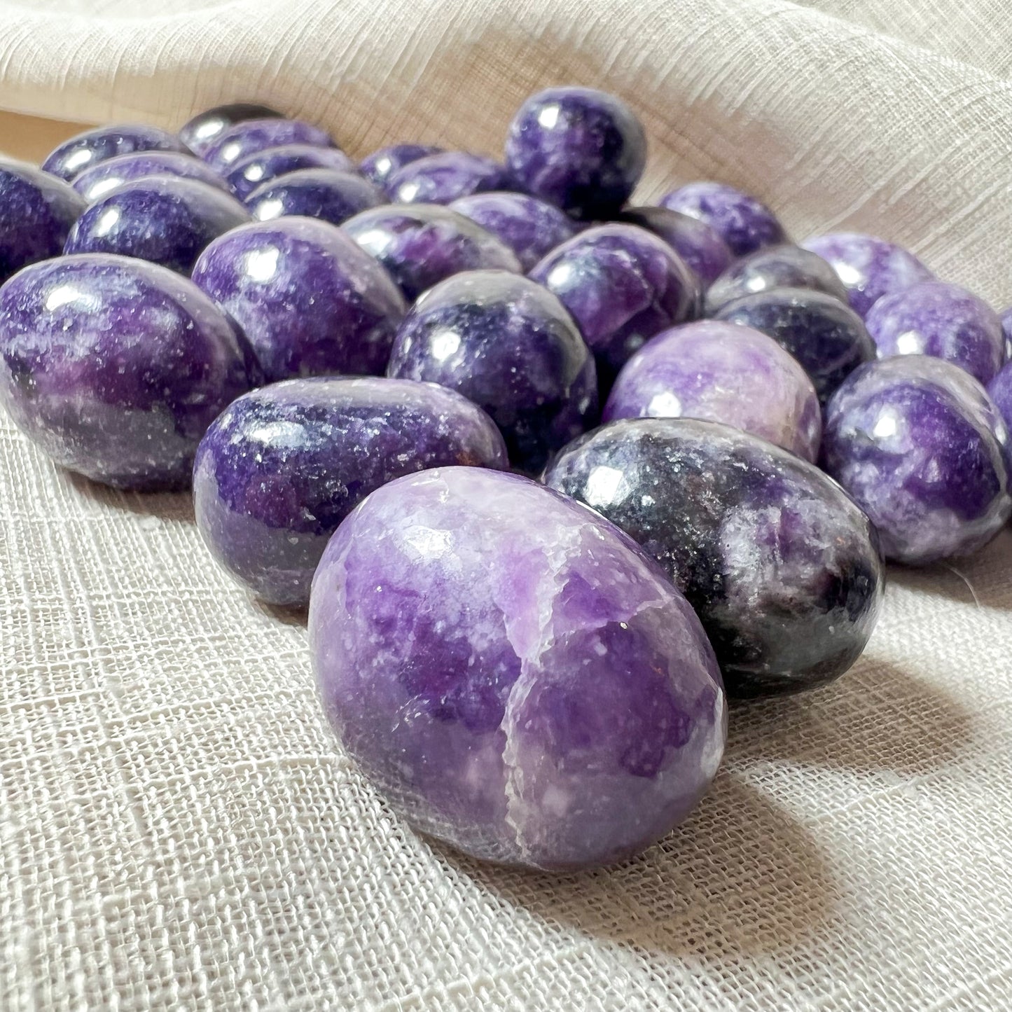 Dark Lepidolite Tumble