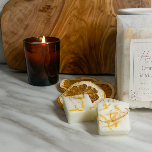 6 x Orange & Sandalwood Botanical Wax Melt Pack